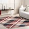 Nuloom Anastasia High-Low Plaid Area Rug 9ft x 12ft SVBL05A-9012 - alternate 1